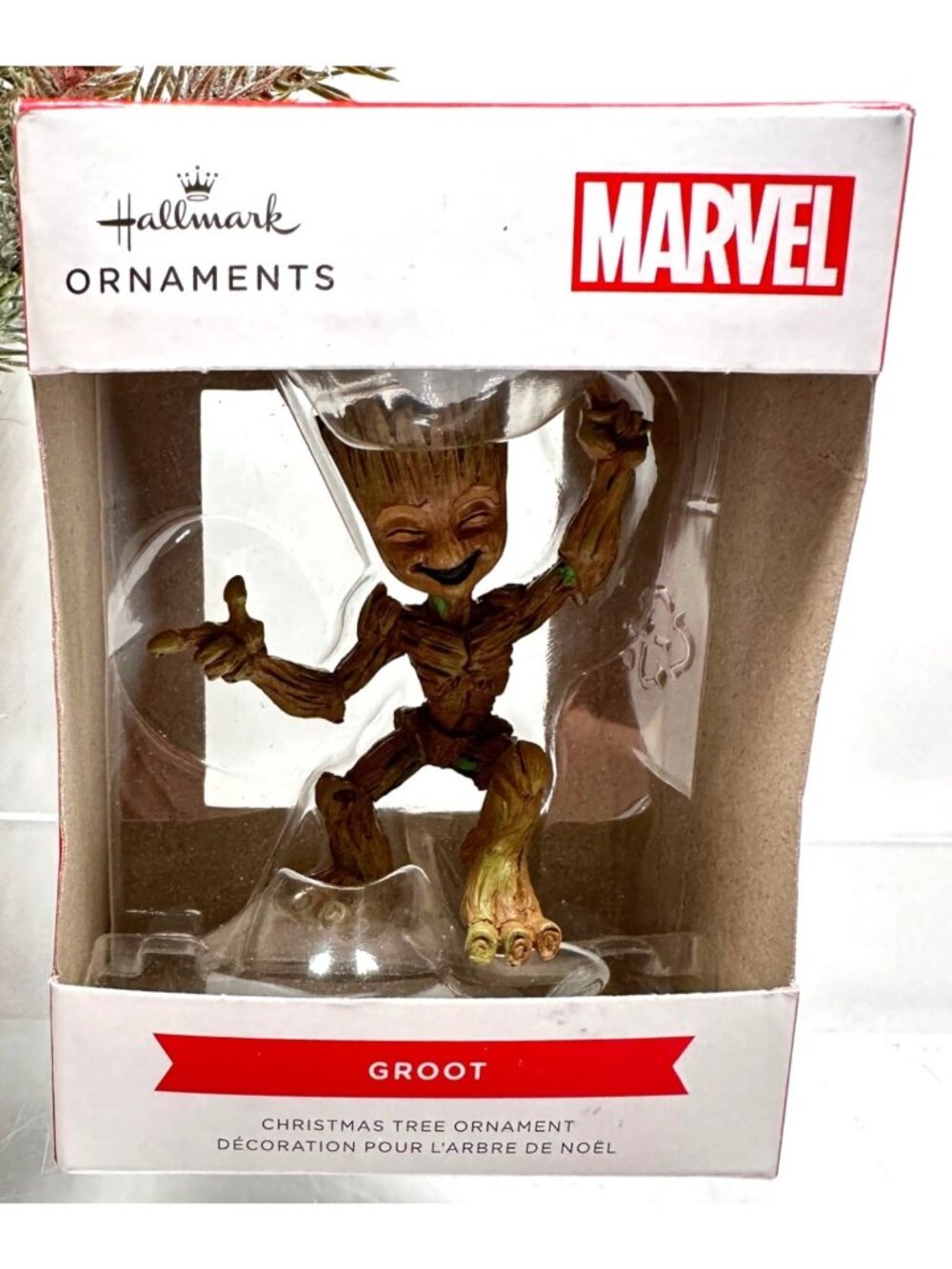 Hallmark Marvel Groot Ornament Guardians of the Galaxy Christmas NIB